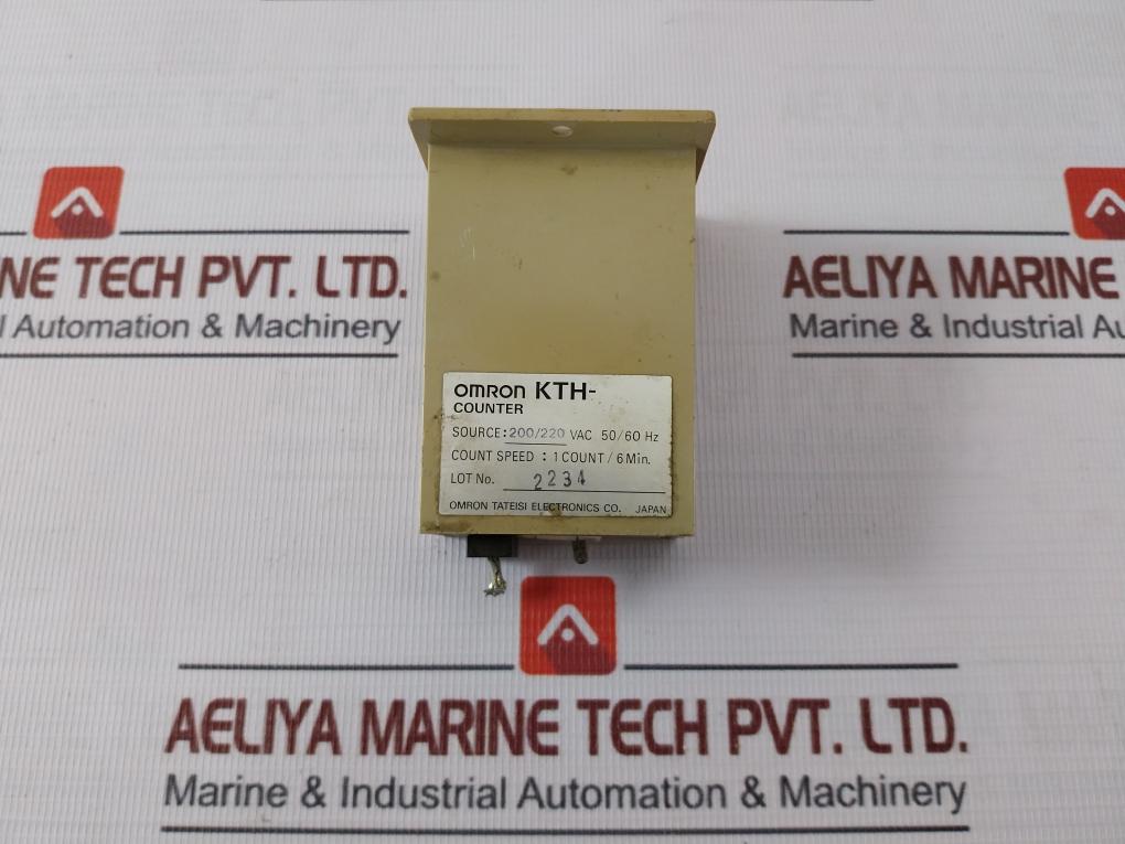 Omron Kth Counter 200/220 Vac 50/60Hz, 1 Count/6Min