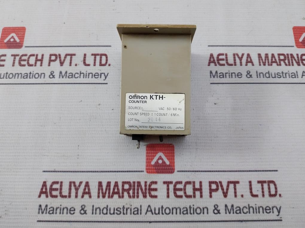 Omron Kth Hour Counter 200/220Vac 50/60Hz 1 Count/6 Min