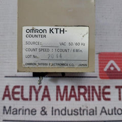 Omron Kth Hour Counter 200/220Vac 50/60Hz 1 Count/6 Min