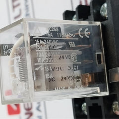 Omron Ly1 Relay With Base 15a 240vac