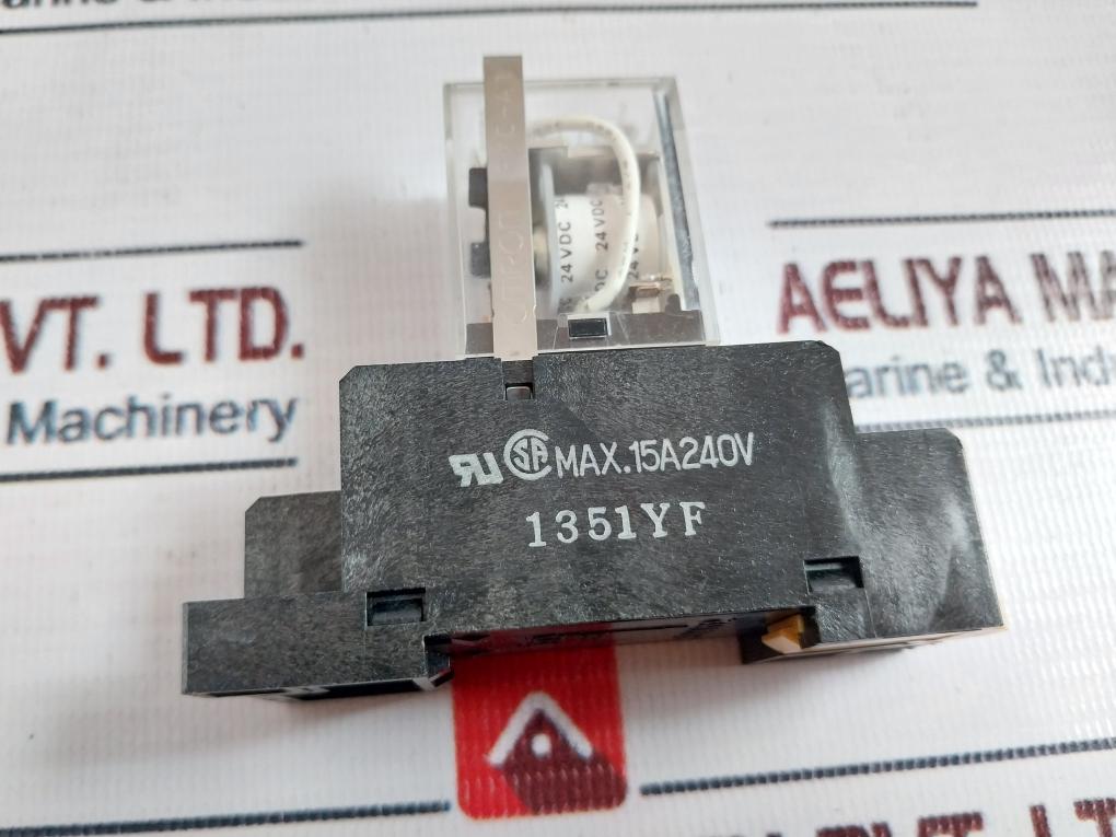 Omron Ly1 Relay With Base 15a 240vac