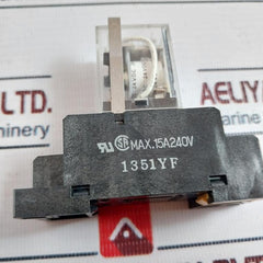 Omron Ly1 Relay With Base 15a 240vac
