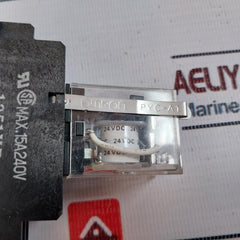 Omron Ly1 Relay With Base 15a 240vac