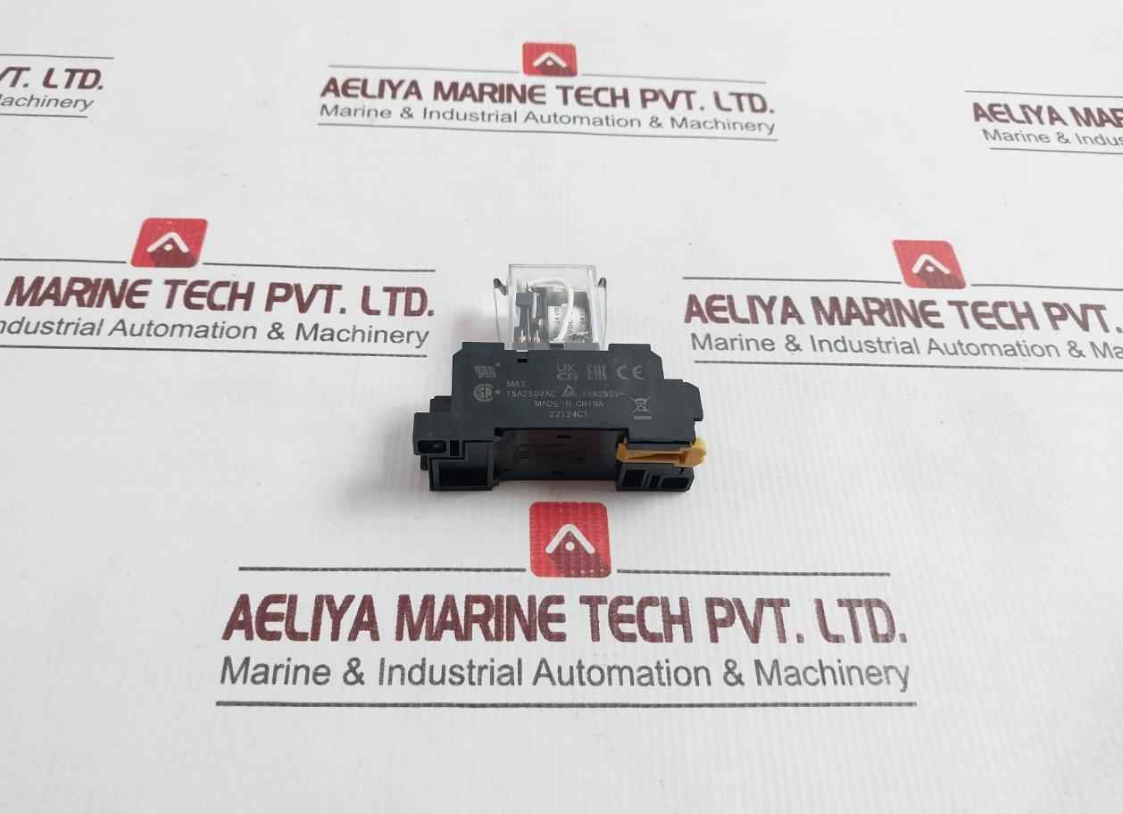 Omron Ly2-d Power Relay With Base 10A 250Vac~