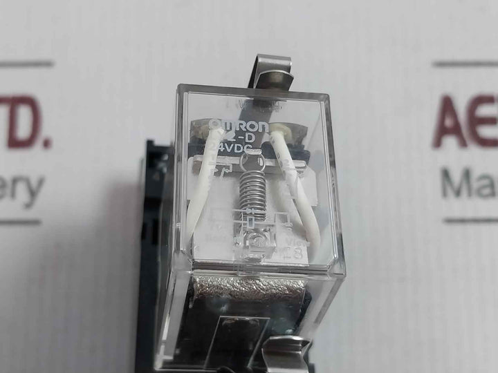 Omron Ly2-d Power Relay With Base 10A 250Vac~