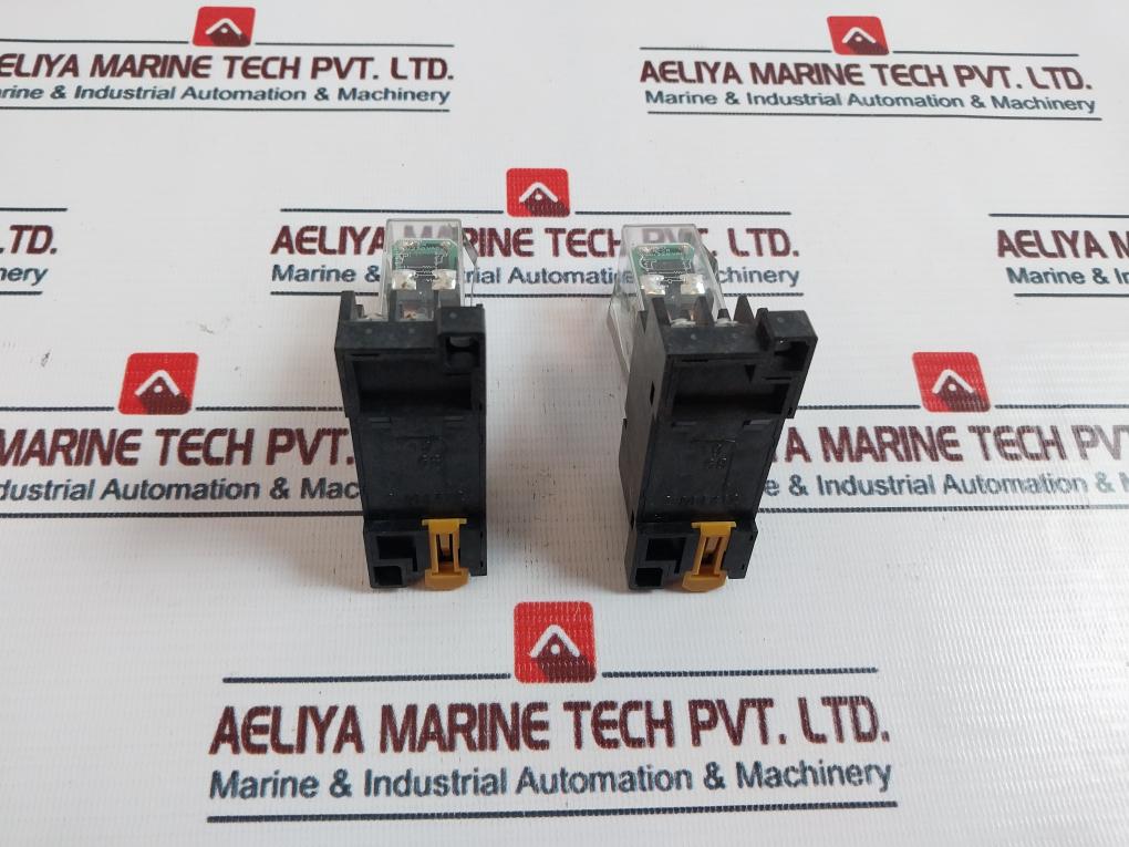 Omron Ly2N-cr Power Relay With Base 200/220 Vac