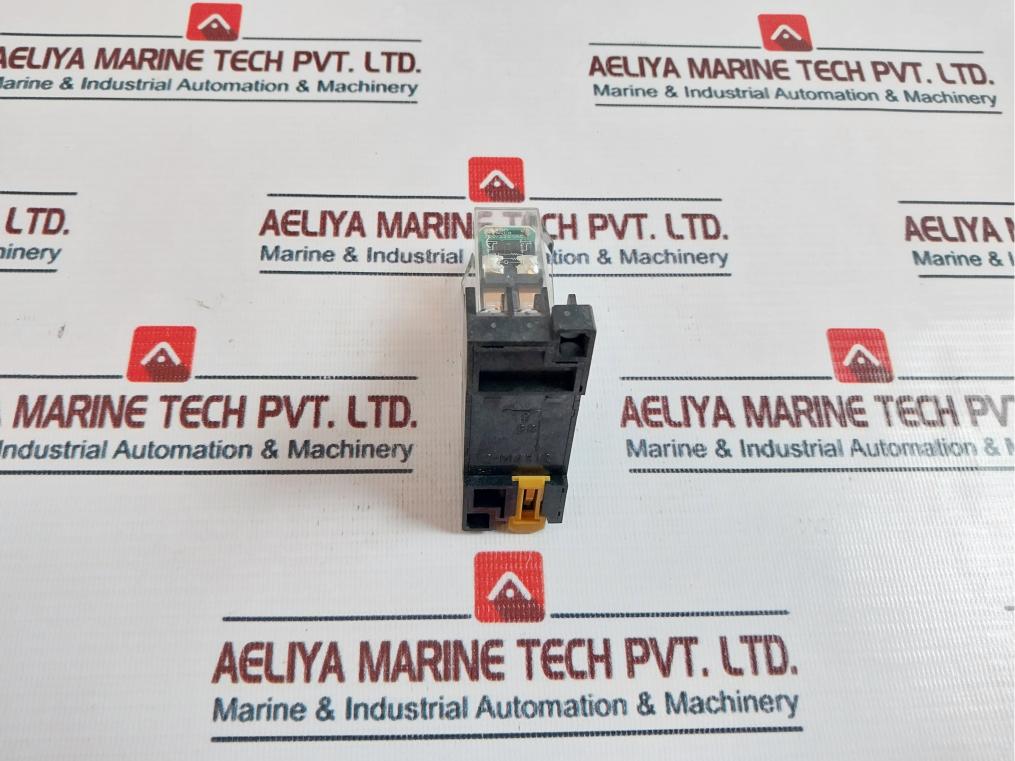 Omron Ly2N-cr Power Relay With Base 200/220 Vac