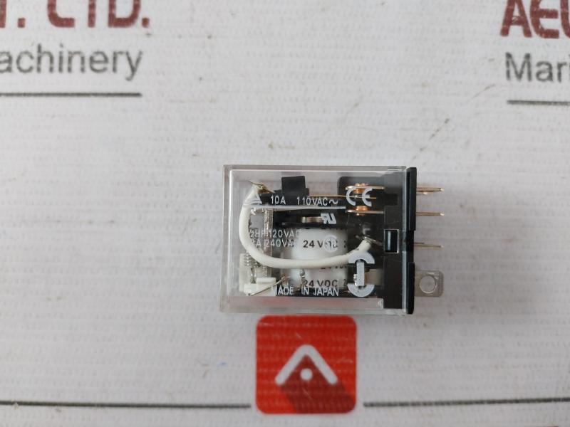 Lot Of 2X Omron Ly2N-d2 General Purpose Relay 24Vdc 1/2Hp 120Vac Dc24