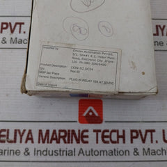 Lot of 2X OMRON LY2N-D2 General Purpose Relays 24VDC 1/2HP 120VAC DC24