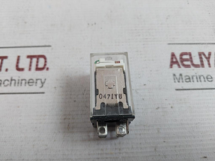Lot of 2X Omron LY2N-D2 Relay 24VDC 10A 110VAC 1/2HP 120VAC 12A 240VAC
