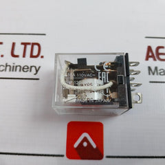Omron Ly2N-d2 Relay 24Vdc 12A 240Vac 1/2Hp 120Vac, 10A 110Vac 8 Pins