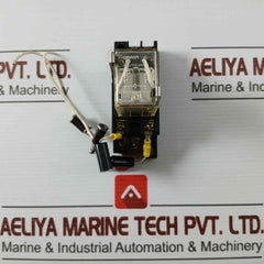 Omron Ly2 Relay With A Socket Base 100/110 Vac