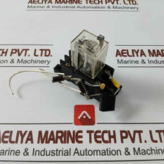 Omron Ly2 Relay With A Socket Base 100/110 Vac