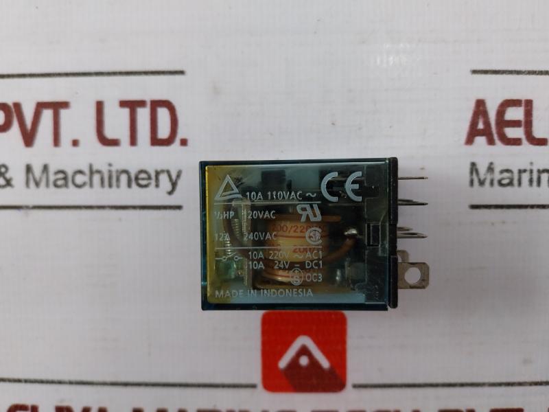 Omron Ly2j Relay 200/220vac 10a 24v-dc1 12a 240vac