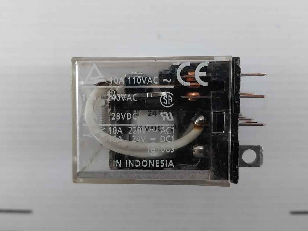 Omron Ly4 General Purpose Power Relay With Base 24Vdc Ptf14A-e