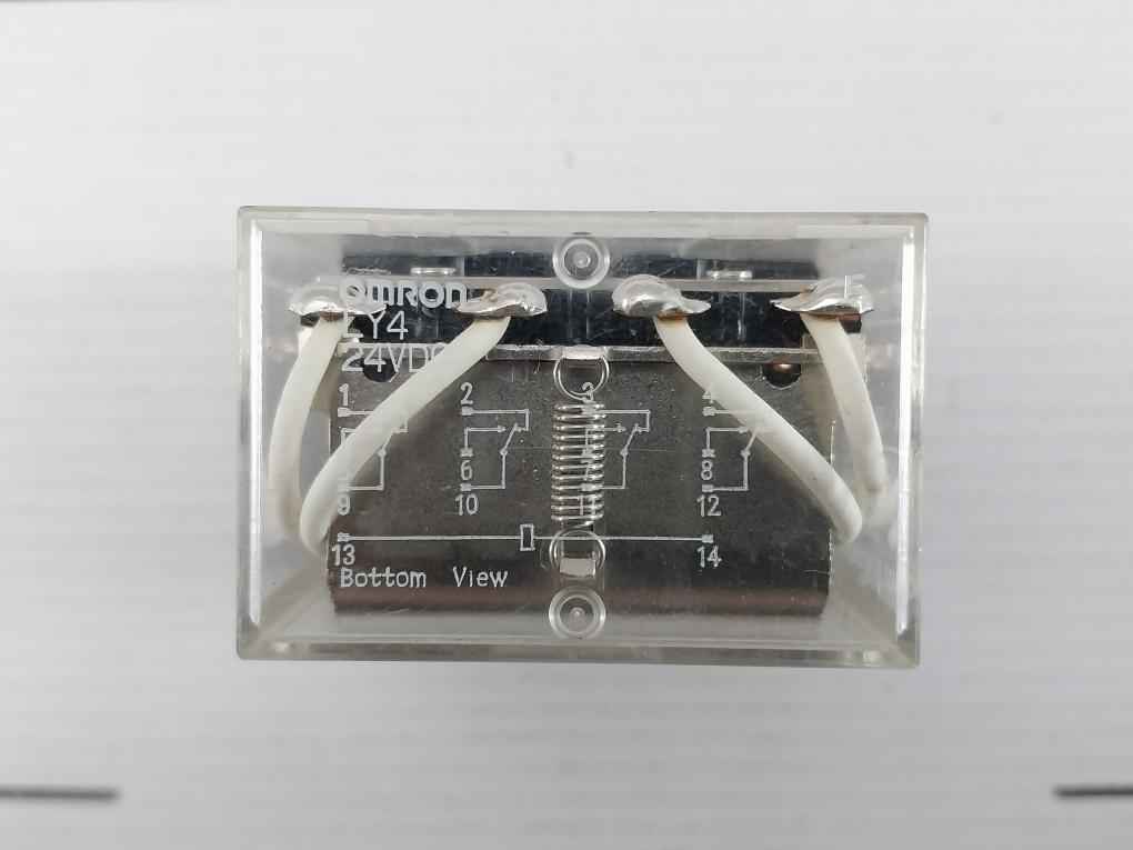 Omron Ly4 General Purpose Power Relay With Base 24Vdc Ptf14A-e