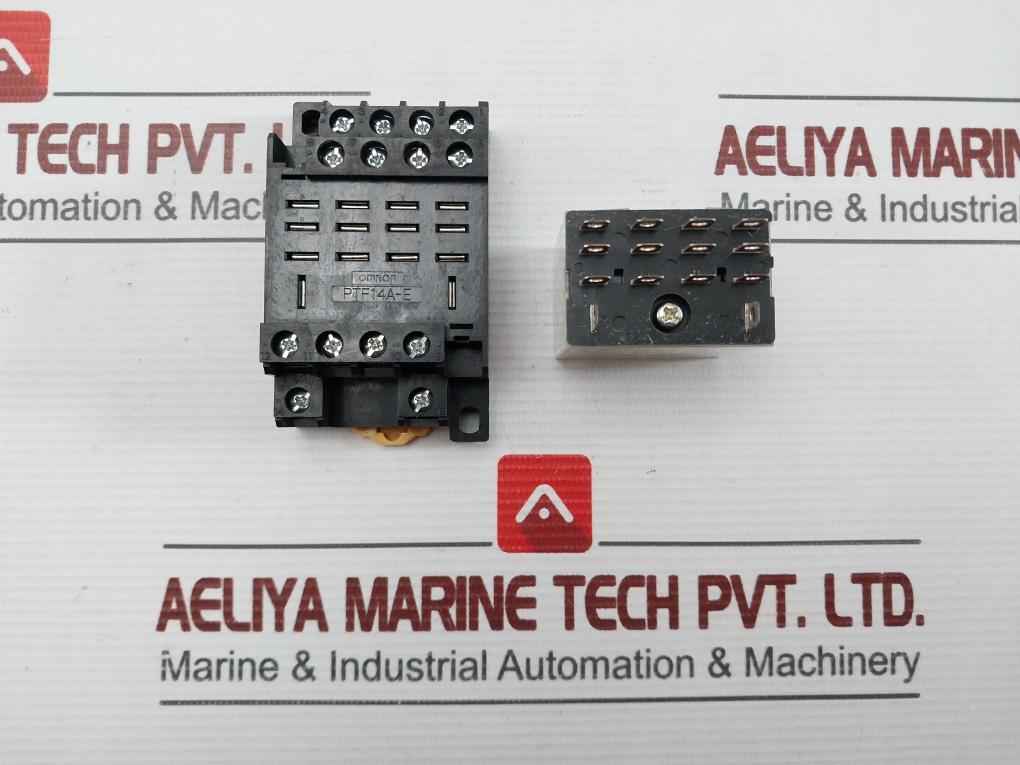 Omron Ly4 General Purpose Power Relay With Base 24Vdc Ptf14A-e