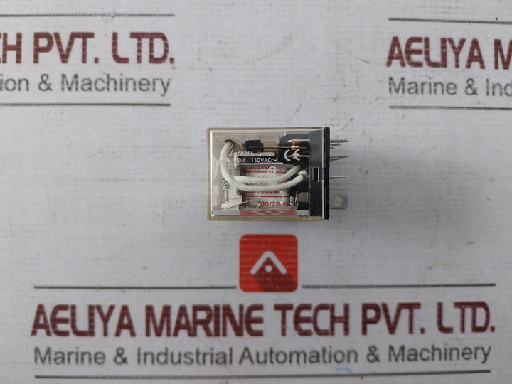 Omron Ly4N 14 Pin Relay 200/220 Vac Iec 255 0377Y3 10A 28Vdc