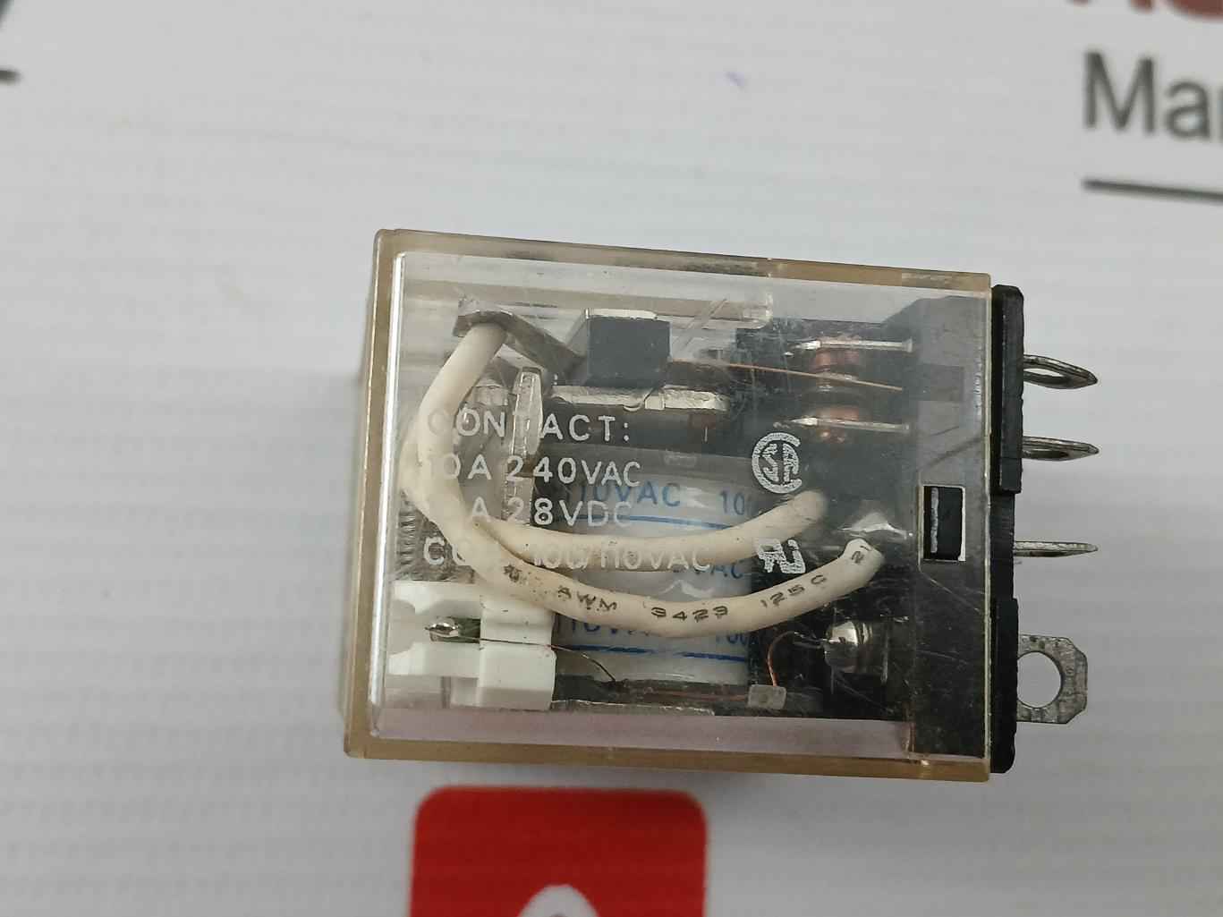 Omron Ly4N General Purpose Relay 100/110 Vac