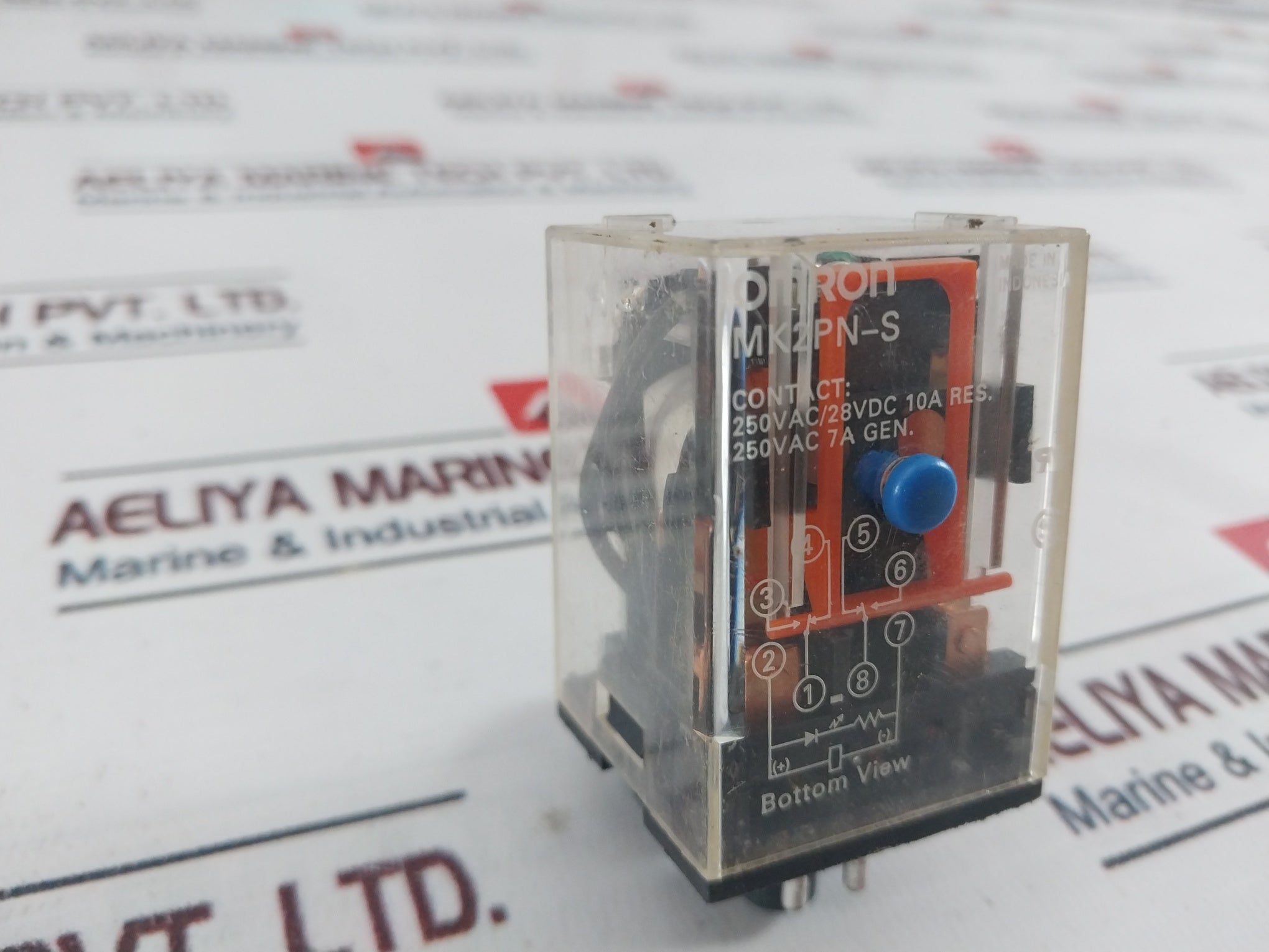 Omron Mk2Pn-s Relay 250Vac/28Vdc 10A Res.