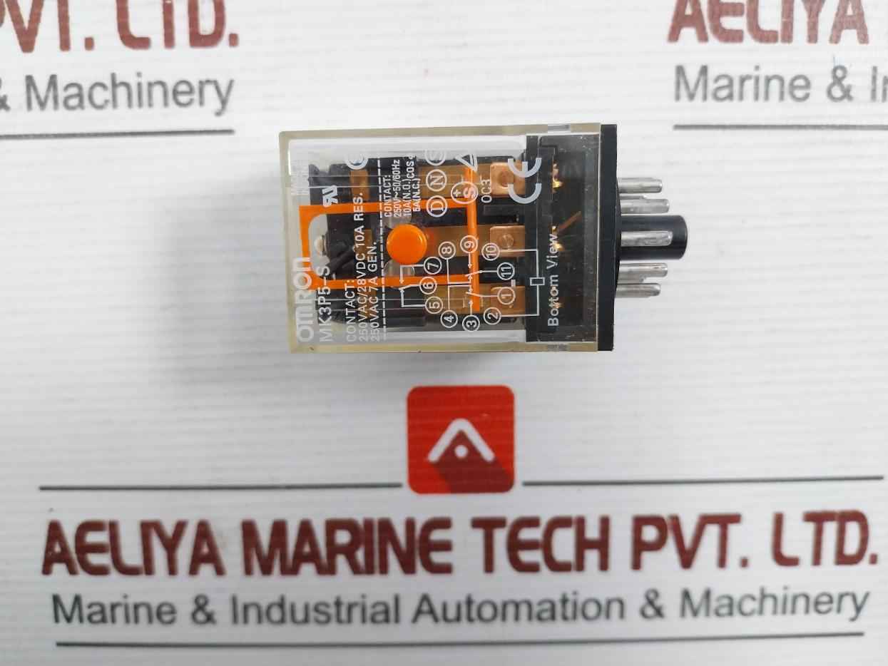 Omron Mk3P5-s Relay Socket 250Vac/28Vdc 10A Res