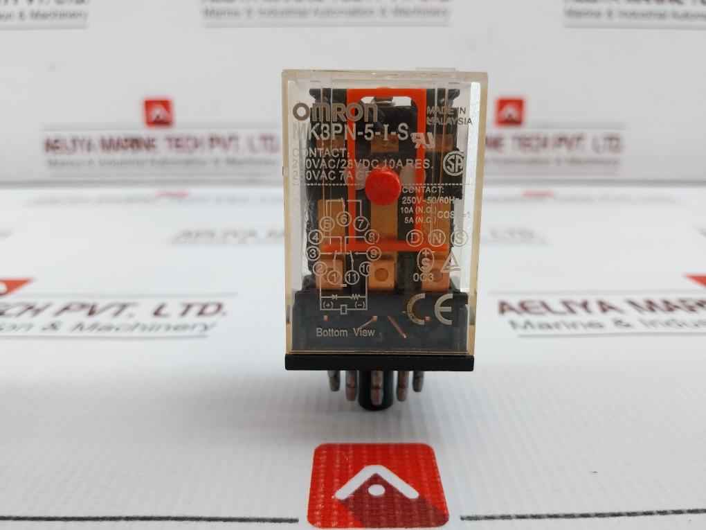 Omron Mk3Pn-5-i-s Power Relay 250Vac/28Vdc 10A