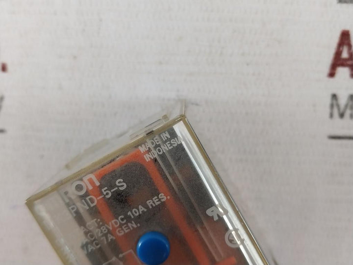 Omron Mk3Pnd-5-s General Purpose Relay 1095H1 250Vac/28Vdc, 10A