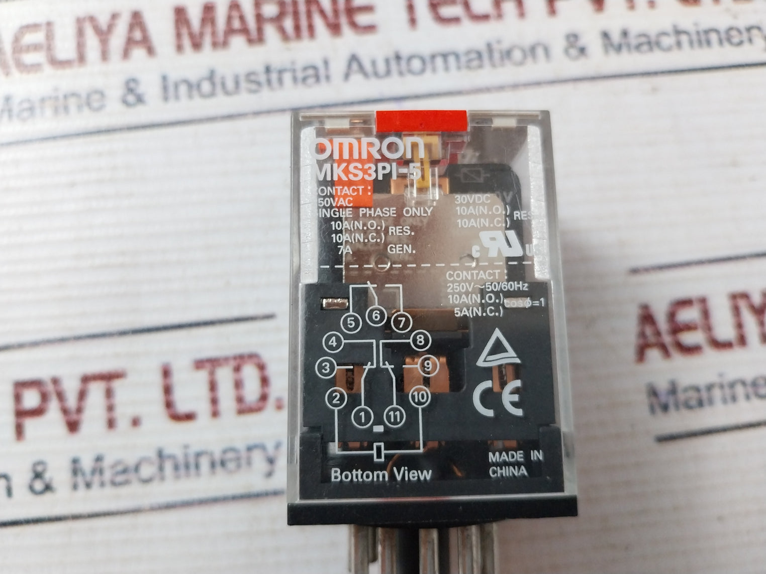 Omron Mks3Pi-5 Power Relay Single Phase Only 250Vac 30Vdc