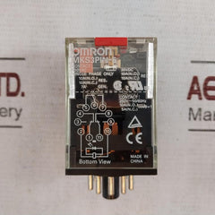 Omron Mks3Pin-5 Single Phase Relay With Base 250V Ac 50/60Hz 29812Ew 30V Dc