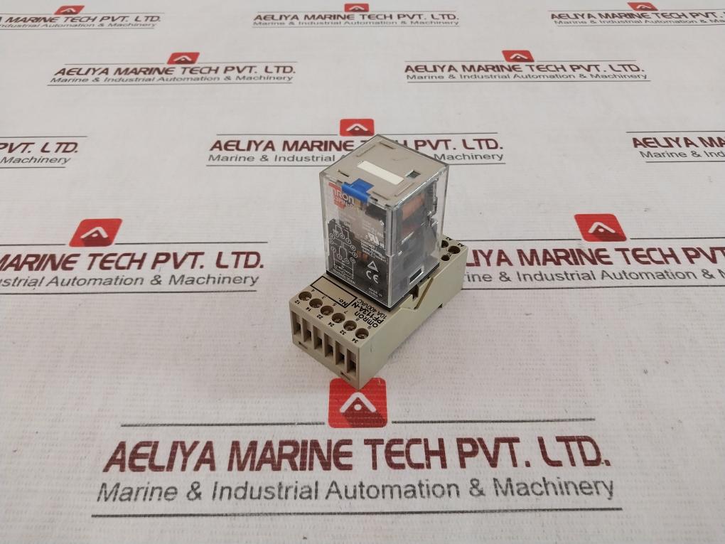 Omron Mks3Pin-d-5 Single Phase General Purpose Relay With Socket 10A 400Vac