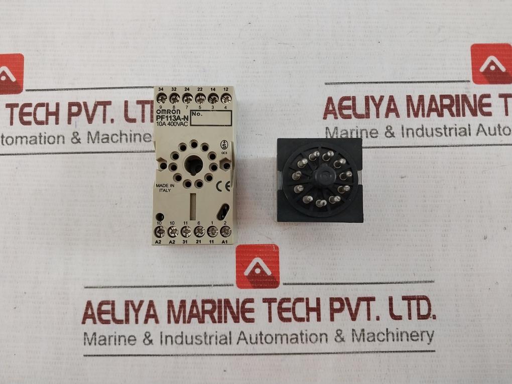 Omron Mks3Pin-d-5 Single Phase General Purpose Relay With Socket 10A 400Vac