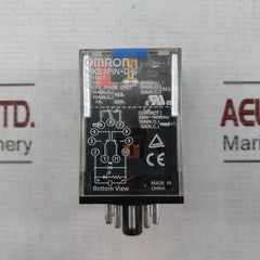 Omron Mks3Pin-d-5 Single Phase General Purpose Relay With Socket 10A 400Vac