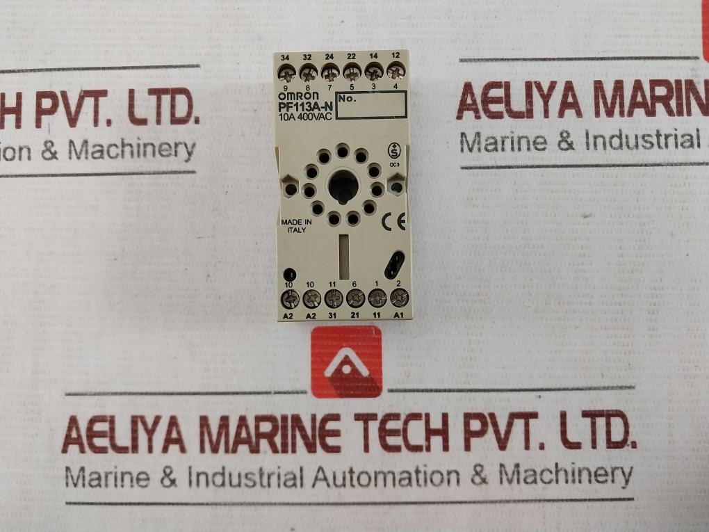 Omron Mks3Pin-d-5 Single Phase General Purpose Relay With Socket 10A 400Vac