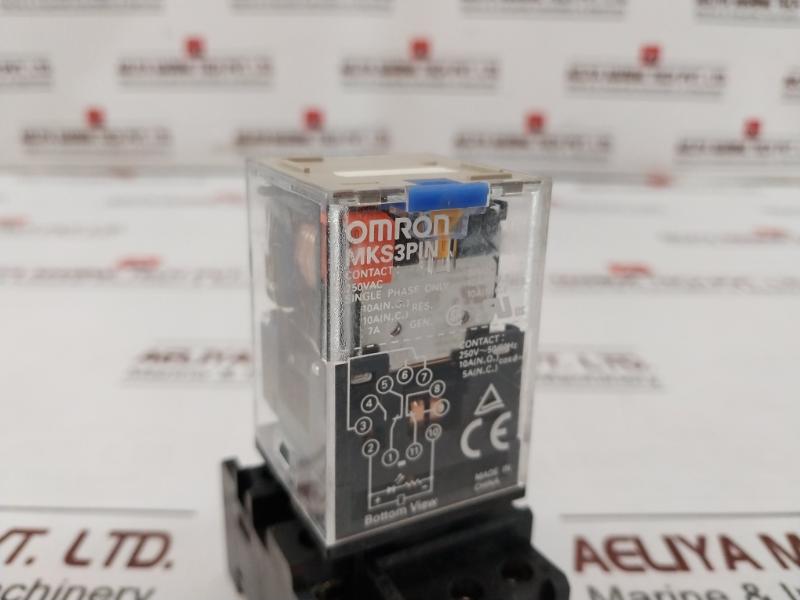 Omron Mks3Pin General Purpose Relay 250 Vac 30 Vdc 10A 7A 250V 5A 1918Cx