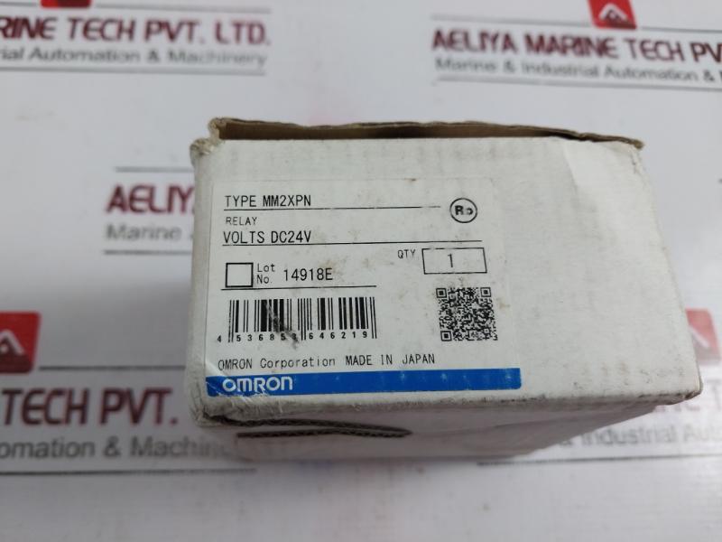 Omron Mm2xpn Power Relay 24vdc, 4 536853 646219