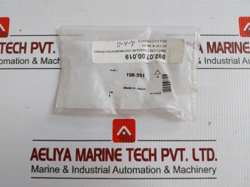 Omron Momentary Panel Switch 0.5A 250Vac A3Cj-7011