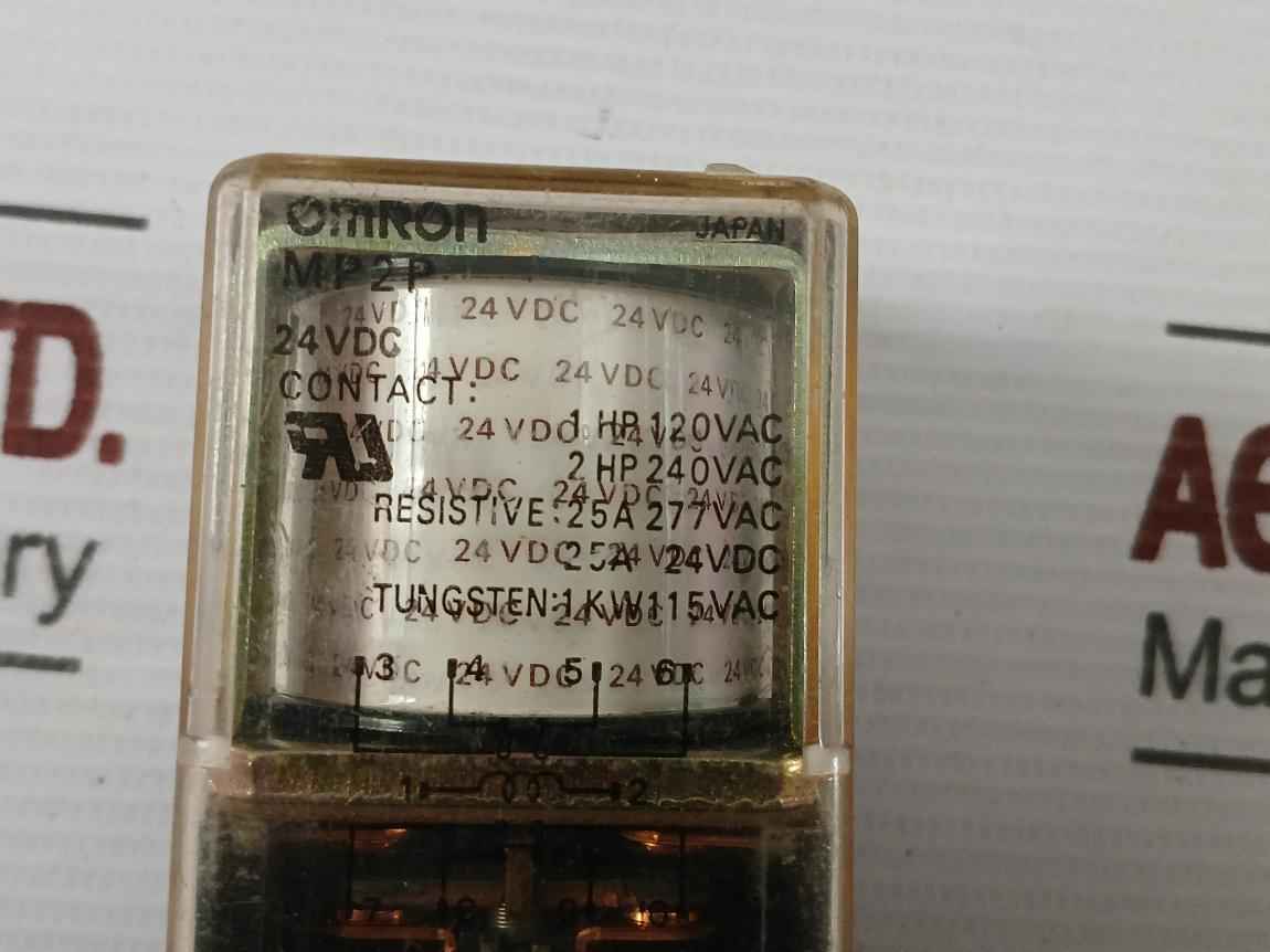 Omron Mp2P General Purpose Relay 25A 277Vac