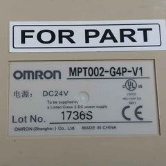 Omron Mpt002-g4P-v1 Operator Interface Hmi Panel Dc24V 94V-0 (Not Working)