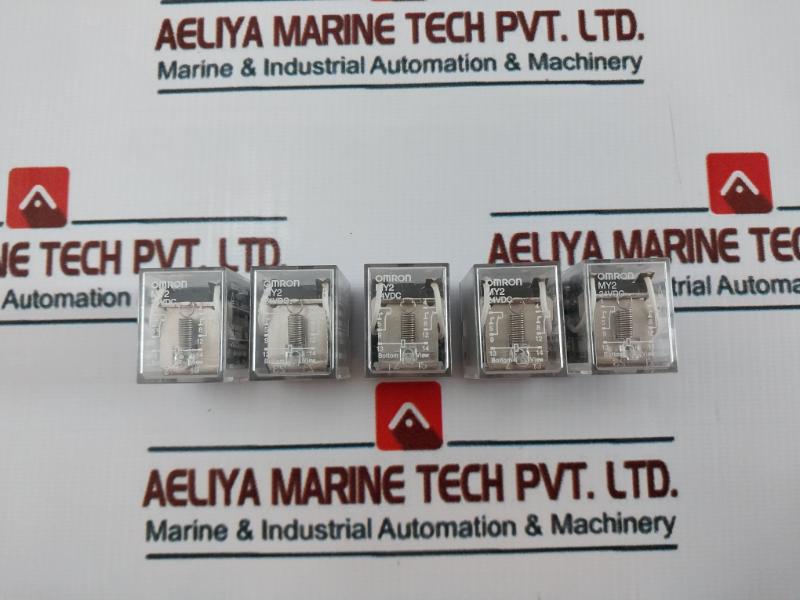 Omron My2 24vdc Relay 5a 250vac 5a 240vac 5a 28vdc