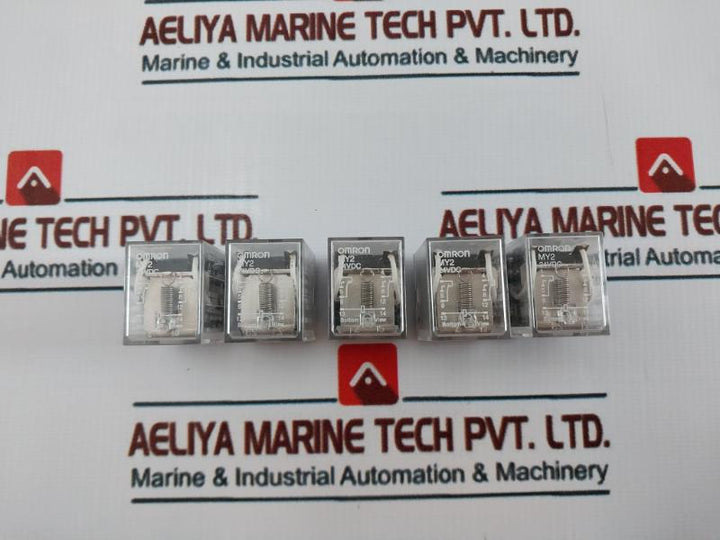 Omron My2 24vdc Relay 5a 250vac 5a 240vac 5a 28vdc