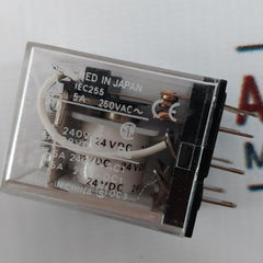 Omron My2 24vdc Relay 5a 250vac 5a 240vac 5a 28vdc