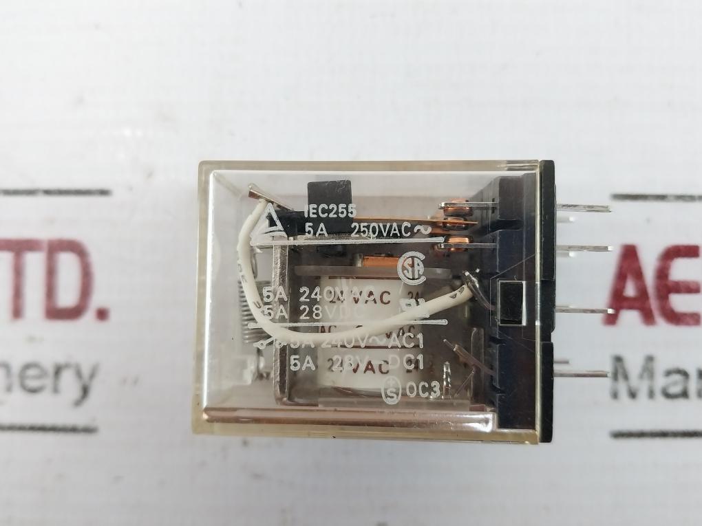 Omron My2 Coil Power Relay 8 Pin Replacement 24Vac