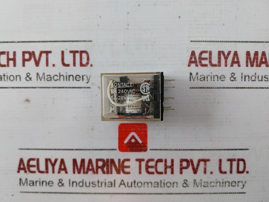 Omron My2 Miniature Power Relay 4-pole Twin Contacts Plug-in Terminal 5A 240Vac