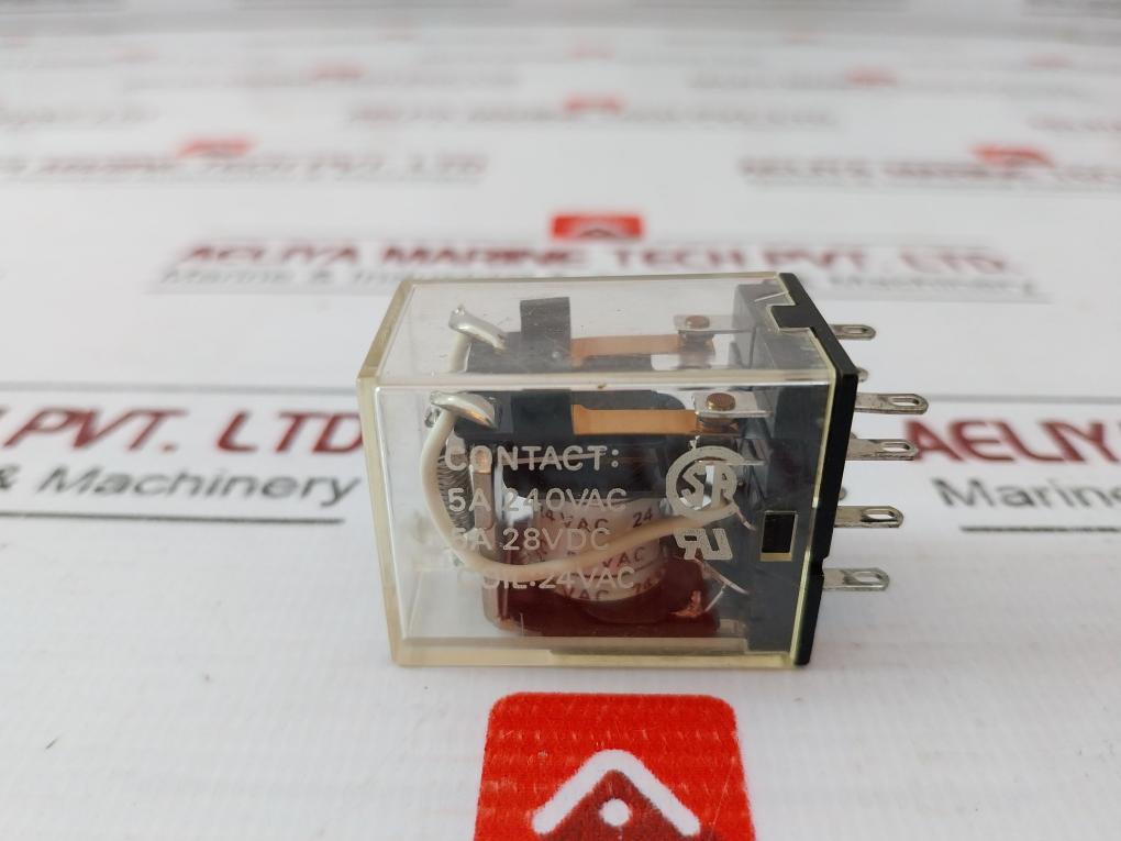Omron My2 Miniature Power Relay 4-pole Twin Contacts Plug-in Terminal 5A 240Vac
