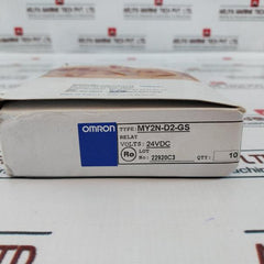 Omron My2N-d2-gs Miniature Power Relay 24Vdc 7A 30Vdc 7A 250Vac