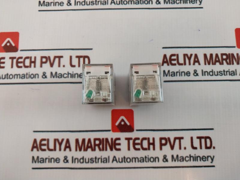 Omron My2N-d2-gs Miniature Power Relay 24Vdc 7A 30Vdc 7A 250Vac