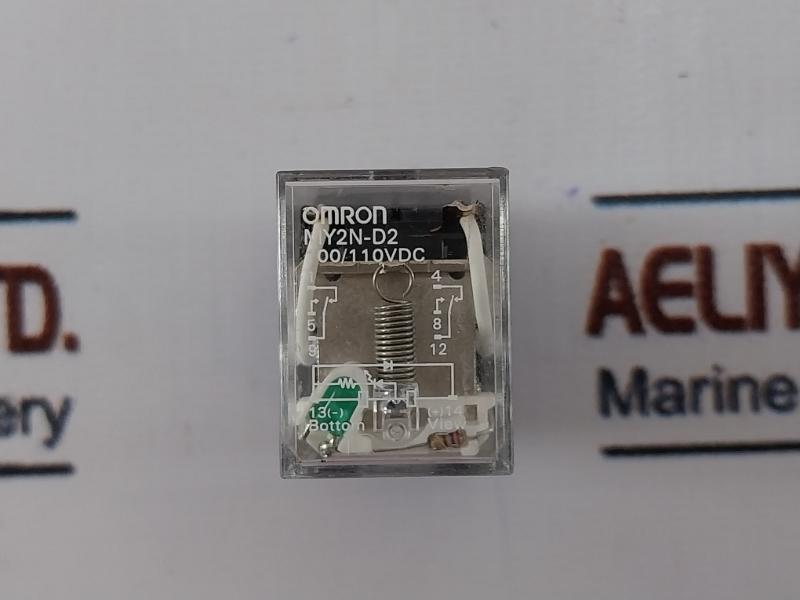 Omron My2N-d2 Relay 100/110Vdc, 5A 250Vac/5A 28Vdc