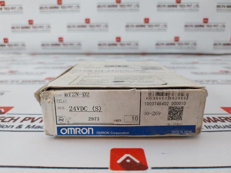 Omron My2N-d2 Relay 24Vdc, Dpdt 5A, 10A 250Vac/10A 30Vdc