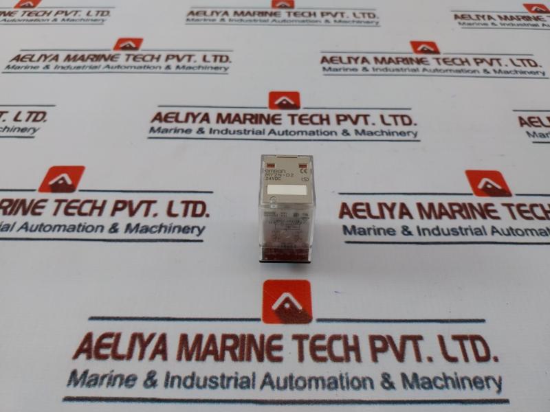 Omron My2N-d2 Relay 24Vdc, Dpdt 5A, 10A 250Vac/10A 30Vdc