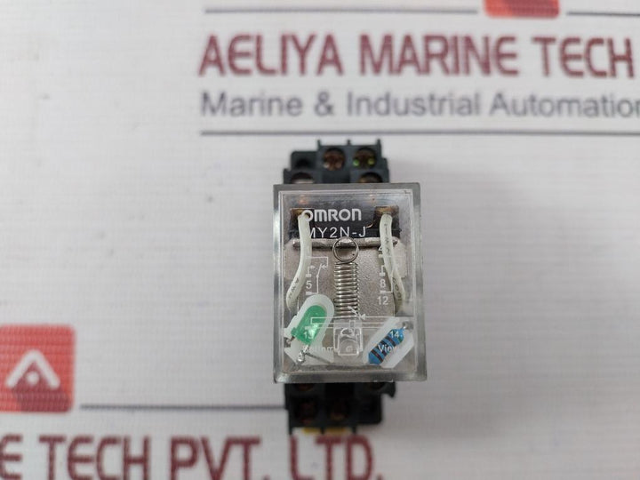 Omron My2N-j Miniature Power Relay W/ Socket Pyf08A-e Sdr Pmy-8 Dc24V
